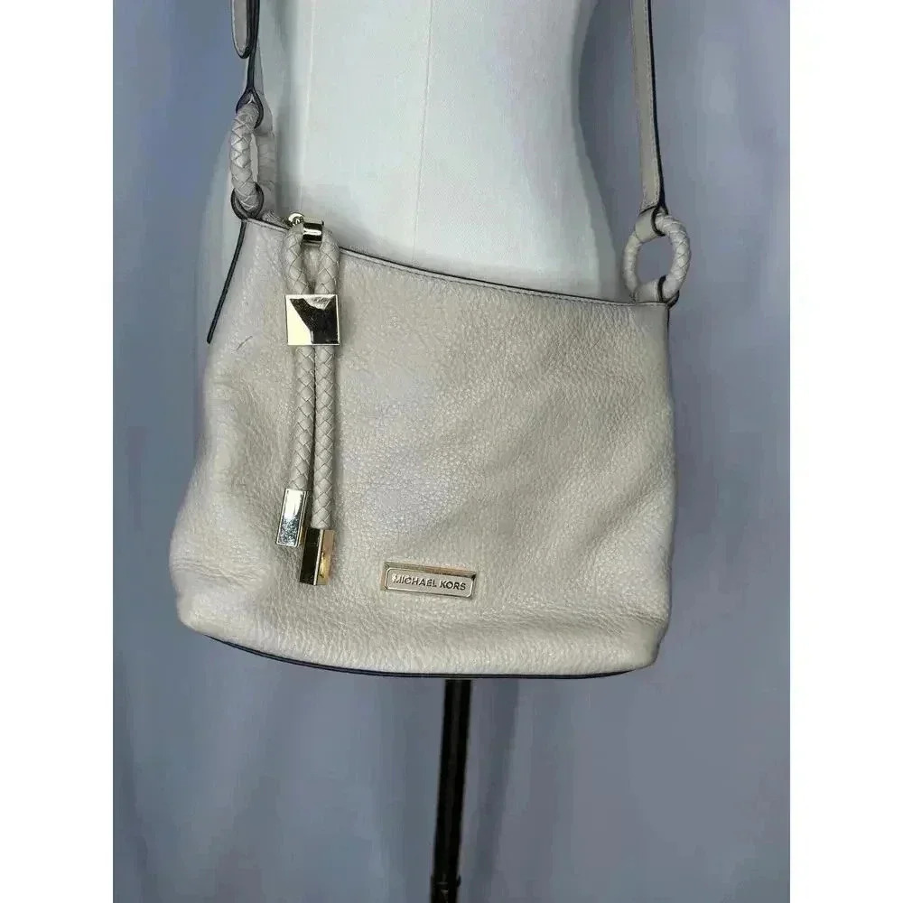 Michael Kors pebble leather tassel crossbody bag - Picture 14 of 15